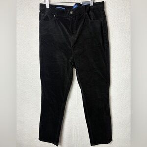 Talbots Flawless High Waist Straight Leg Black Size 14 NEW